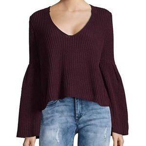 Free People Bell Sleeve Sweater